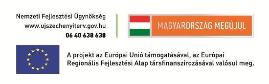 A projekt az Európai Unió támogatásával, az Európai Regionális Fejlesztési Alap társfinanszírozásával valósult meg.
